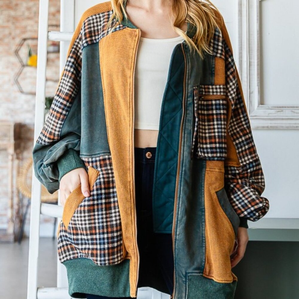 Oli & Hali Multicolor Bomber Jacket